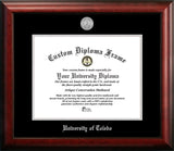 St. John's University 11w x 8.5h Silver Embossed Diploma Frame
