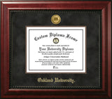 Oakland University 11w x 8.5h  Executive Diploma Frame