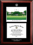 Colorado State University 11w x 8.5h Silver Embossed Diploma Frame with Campus Images Lithograph