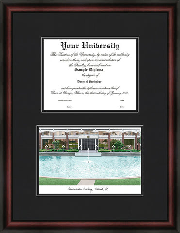 University of Central Florida 11w x 8.5h Diplomate Diploma Frame