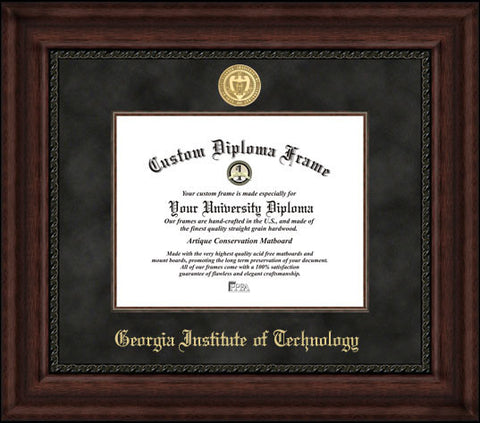 Georgia Institute of Technology 17w x 14h Executive Diploma Frame
