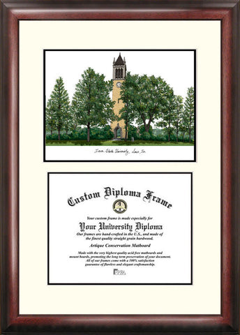 Iowa State University 11w x 8.5h Scholar Diploma Frame
