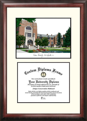 Purdue University 9.625w x 7.625h Scholar Diploma Frame