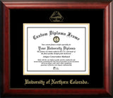 University of Northern Colorado 10w x 8h Gold Embossed Diploma Frame