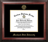 Morehead State University 11w x 8.5h Gold Embossed Diploma Frame