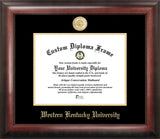 Western Kentucky University 11w x 8.5h Gold Embossed Diploma Frame