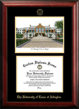 University of Texas, Arlington 14w x 11h Gold Embossed Diploma Frame with Campus Images Lithograph