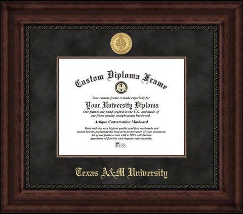 Texas A&M University 16w x 12.5h  Executive Diploma Frame