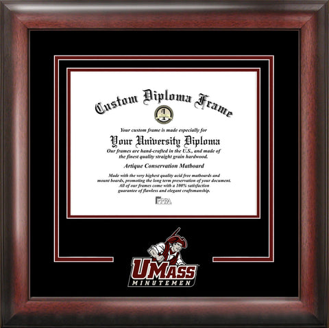 University of Massachusetts 11w x 8.5h Spirit Diploma Frame