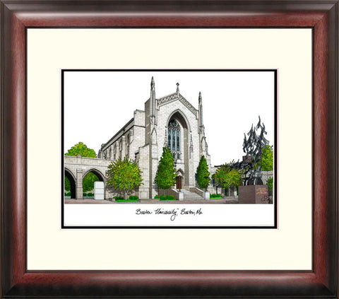 Boston University Alumnus Framed Lithograph