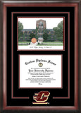 Central Michigan University 11w x 8.5h Spirit Graduate Diploma Frame with Campus Images Lithograph