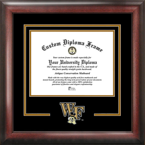 Wake Forest Demon Deacons 14w x 11h Spirit Diploma Frame