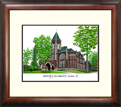 University of New Hampshire Alumnus Framed Lithograph