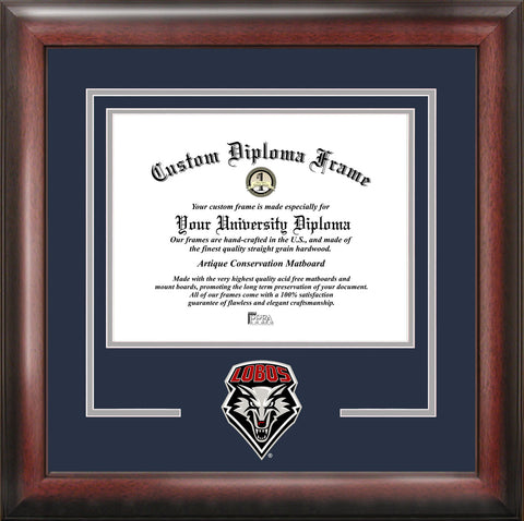 University of New Mexico Lobos 11w x 8.5h Spirit Diploma Frame