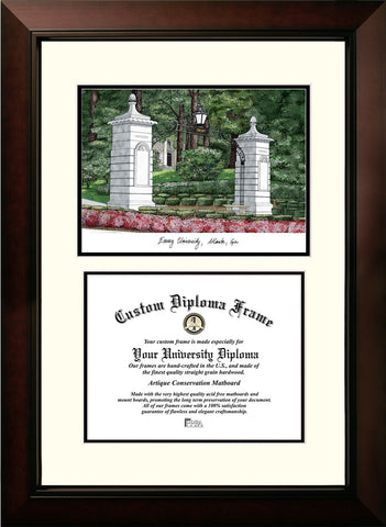 Emory University 17w x 14h Legacy Scholar Diploma Frame