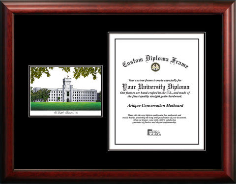 The Citadel 16w x 20h Diplomate Diploma Frame