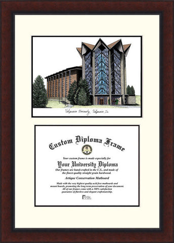 Valparaiso University 10w x 8.5h Legacy Scholar Diploma Frame