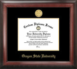 Oregon State University Gold Embossed Diploma Frame