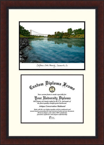 California State Sacramento University 11w x 8.5h Legacy Scholar Diploma Frame
