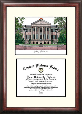College of Charleston 16w x 20h Scholar Diploma Frame