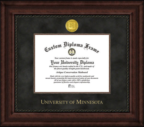 University of Minnesota 11w x 8.5h Executive Diploma Frame