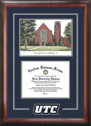 University of Tennessee, Chattanooga 17w x 14h Spirit Graduate Diploma Frame