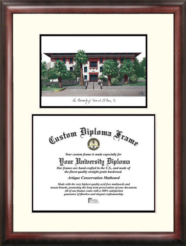 University of Texas, El Paso Scholar Diploma Frame