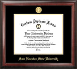 Sam Houston State 14w x 11h Gold Embossed Diploma Frame
