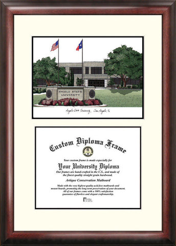 Angelo State University 14w x 11h  Scholar Diploma Frame