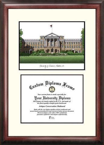 University of Wisconsin  - Madison 10w x 8h  Scholar Diploma Frame