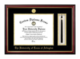 University of Texas, Arlington 14w x 11h Tassel Box and Diploma Frame