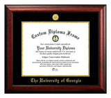 University of Georgia 15w x 12h Gold Embossed Diploma Frame