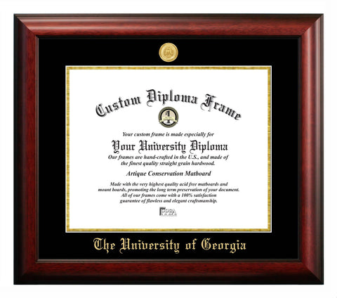 University of Georgia 15w x 12h Gold Embossed Diploma Frame