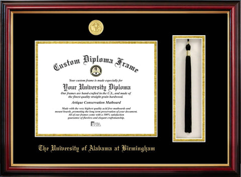 University of Alabama, Birmingham Tassel Box and Diploma Frame