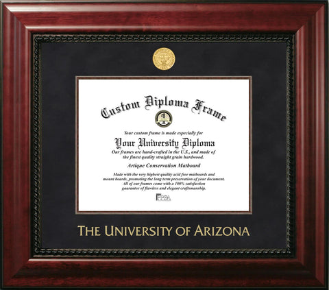University of Arizona 11w x 8.5h Executive Diploma Frame