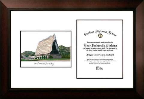 United States Air Force Academy Legacy Scholar Diploma Frame