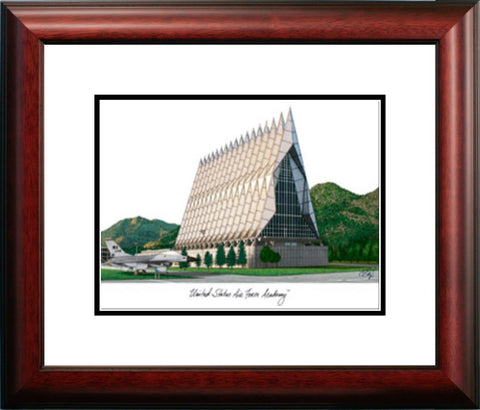 United States Air Force Academy Alumnus Framed Lithograph