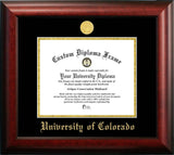 University of Colorado, Boulder Gold Embossed Diploma Frame