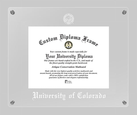 University of Colorado Boulder Floating Diploma Frame