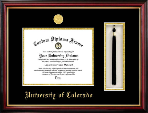 University of Colorado, Boulder Tassel Box and Diploma Frame