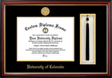 University of Colorado, Boulder 11w x 8.5h Tassel Box and Diploma Frame