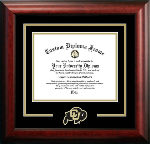 University of Colorado  Spirit Diploma Frame