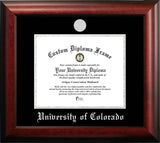 University of Colorado, Boulder 10w x 8h Silver Embossed Diploma Frame