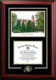 University of Colorado, Boulder Spirit Graduate Diploma Frame with Campus Images Lithograph