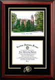University of Colorado, Boulder Spirit Graduate Diploma Frame with Campus Images Lithograph