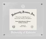 University of Colorado Boulder Floating Diploma Frame - image 1