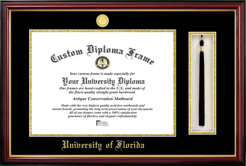University of Florida,16w x 11.5h Tassel Box and Diploma Frame