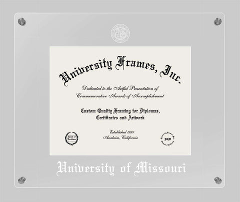 University of Missouri  Floating Diploma Frame - image 1