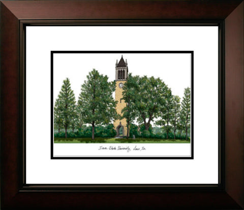 Iowa State University Legacy Alumnus Framed Lithograph