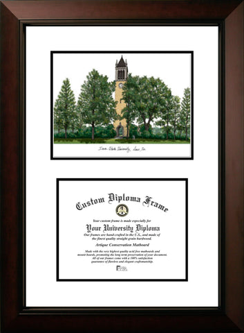 Iowa State University 11w x 8.5h Legacy Scholar Diploma Frame